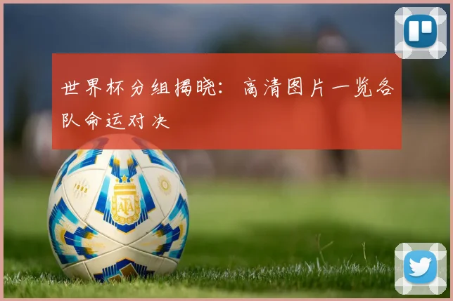 世界杯分组揭晓：高清图片一览各队命运对决